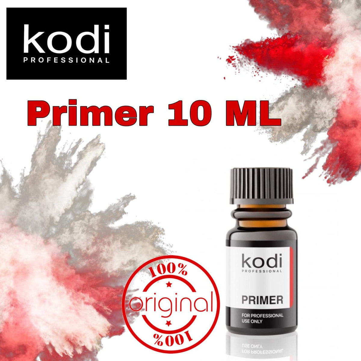 Kodi Professional Acid Nail Primer and Dehydrator | 10ml (0.33 oz) | Plate Degreaser Gel | for Acrylic Nails and Gel | Professional Prep