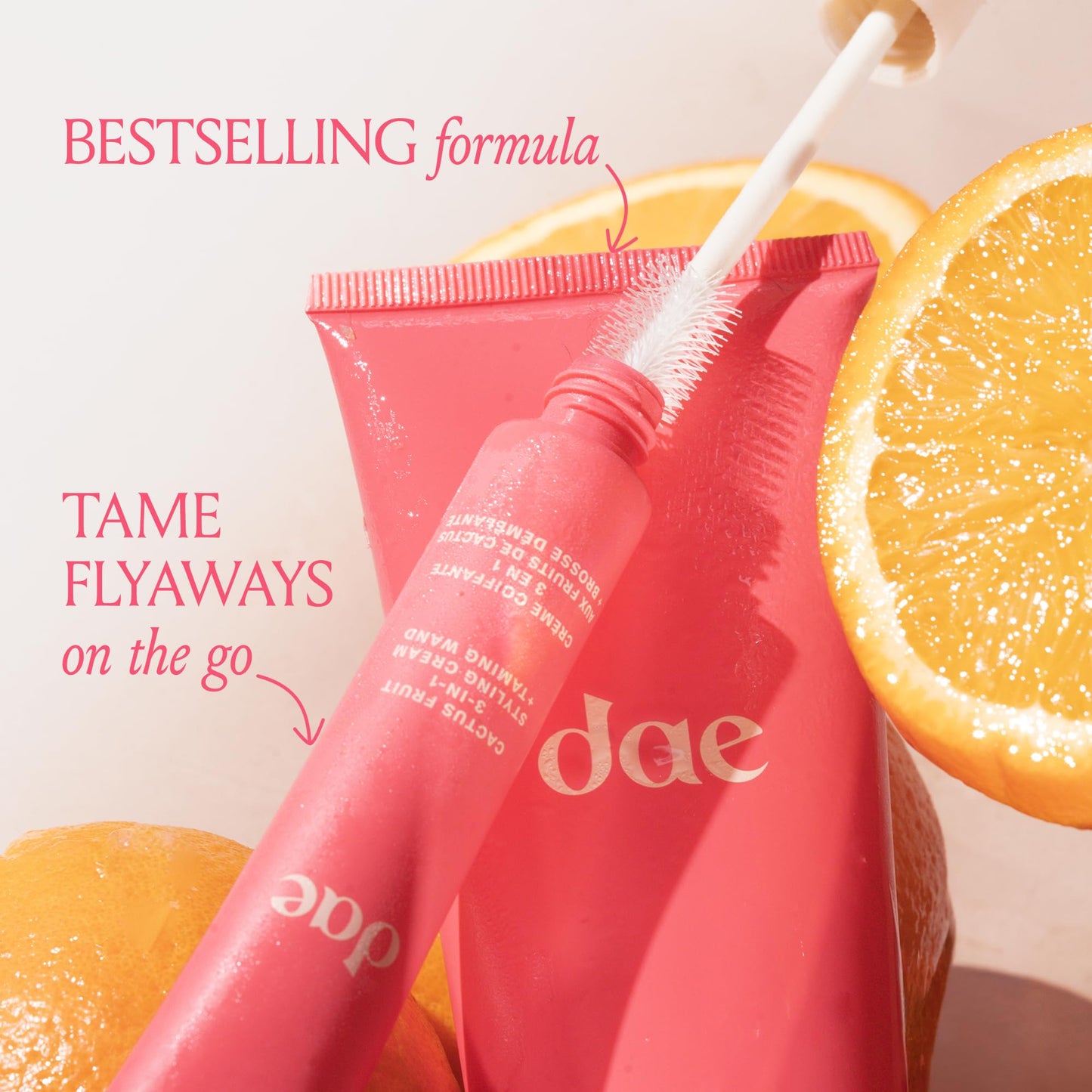 DAE Cactus Fruit 3-In-1 Styling Cream & Taming Wand - Tame Flyaways, Smooth Frizz, Style Edges (0.6 oz.) Beauty and Personal Care DAE
