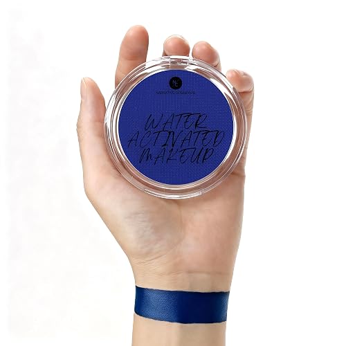 Narrative Cosmetics Water-Activated Face & Body Paint - Highly Pigmented, Long-Lasting Face & Body Paint for SFX, Cosplay, and Artistic Makeup - Blue Beauty & Personal Care Narrative Cosmetics