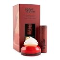 Poppy & Pout Lip Care Set | Lip Balm & Scrub | Sustainable Cardboard Tubes & Glass Jars, All Natural, Beeswax, Coconut Oil, Cruelty Free, Exfoliating Beauty & Personal Care Poppy & Pout