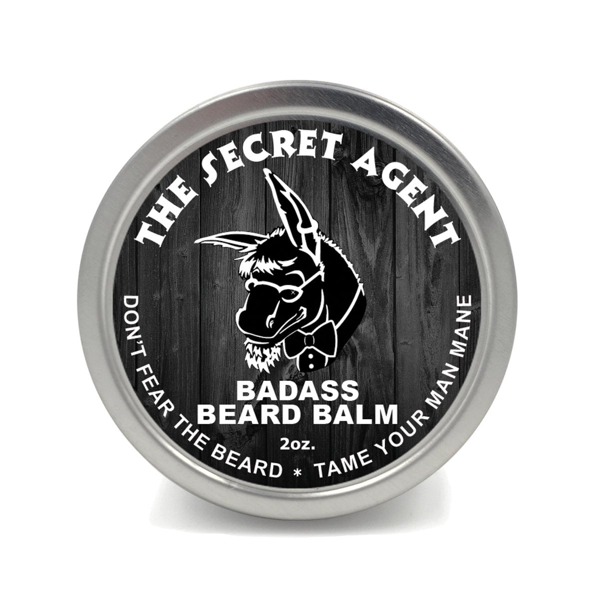 Badass Beard Care Beard Balm - Secret Agent Scent, 2 oz - All Natural Ingredients, Keeps Beard and Mustache Full, Soft and Healthy, Reduce Itchy Beauty & Personal Care Badass Beard Care