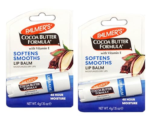 Palmer's Cocoa Butter Formula Lip Balm, All-Day Moisturization, Beach Bag Must-Have, Hydrates Dry, Cracked Lips (Pack of 2) Beauty & Personal Care Palmer's