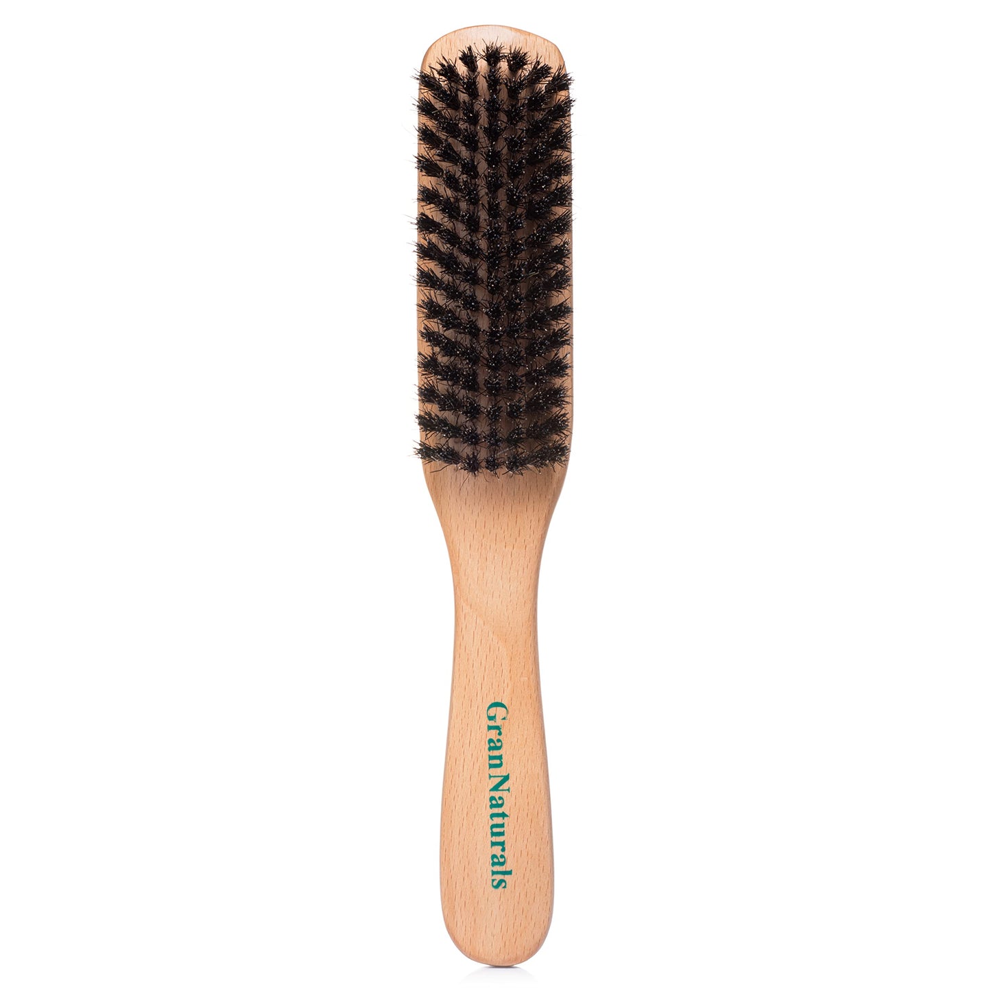 GranNaturals Boar Bristle Slick Back Hair Brush - Soft/Medium Smoothing Hairbrush to Style, Polish, & Lay Hair Down Flat to Create a Sleek Frizz Free Beauty & Personal Care GranNaturals