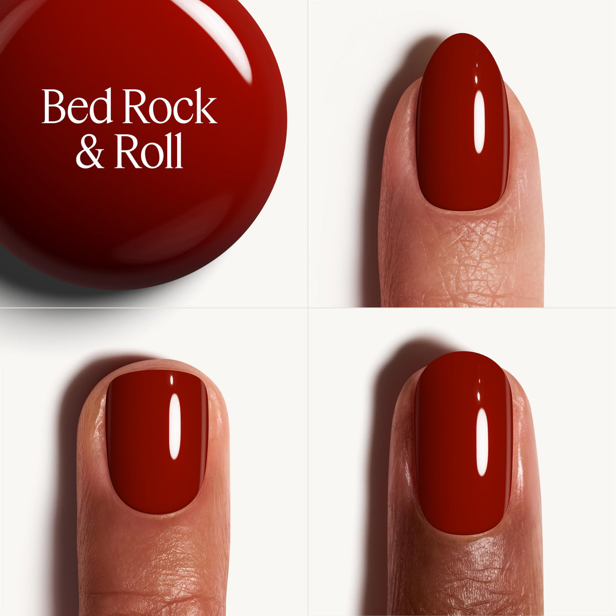 essie Nail Polish, Salon-Quality Deep Red-Brown Nail Polish, Vegan, Bed Rock & Roll, 0.46 fl oz