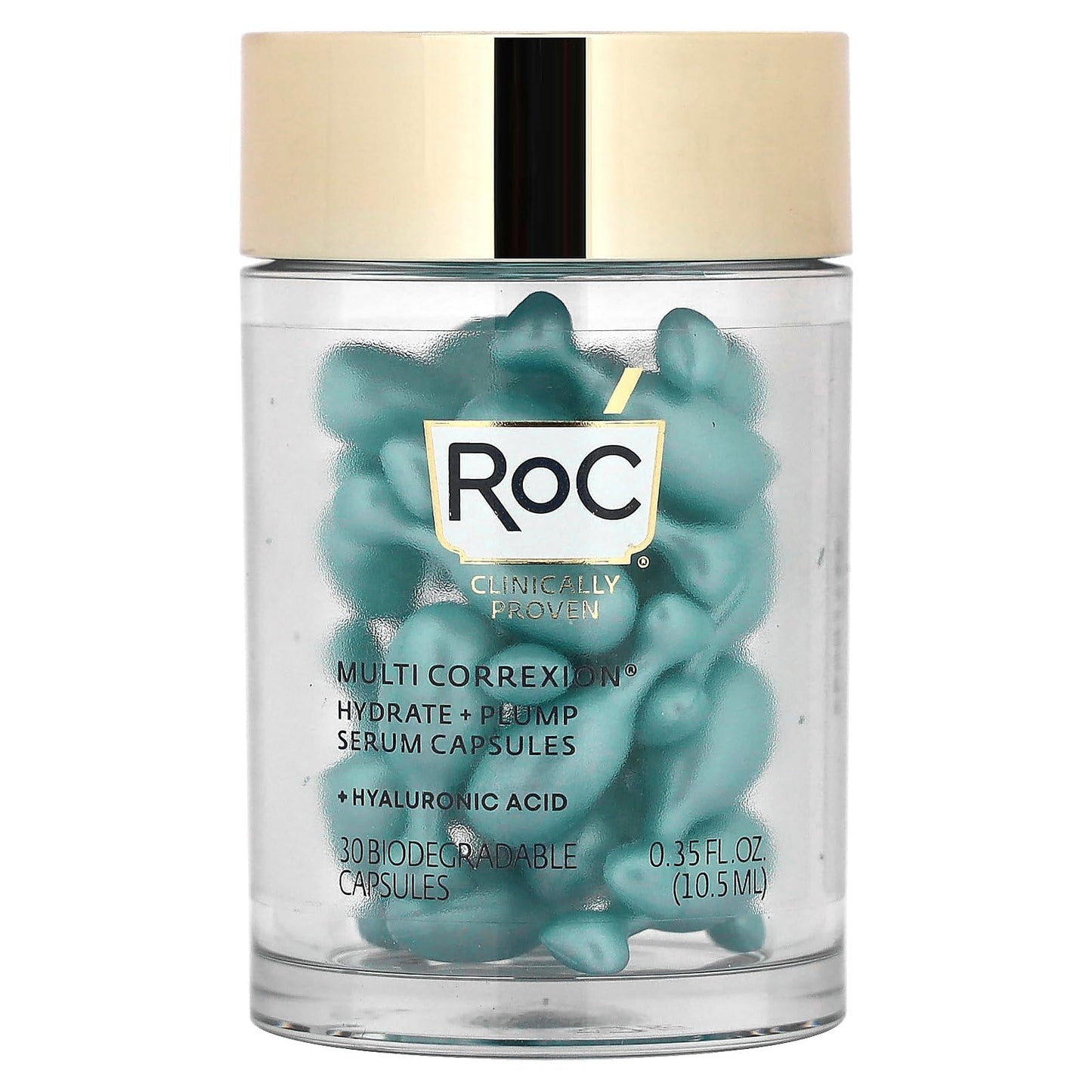 Multi Correxion, Hydrate + Plump, Night Serum Capsules, Fragrance-Free, 30 Biodegradable Capsules, RoC Y Beauty & Personal Care RoC