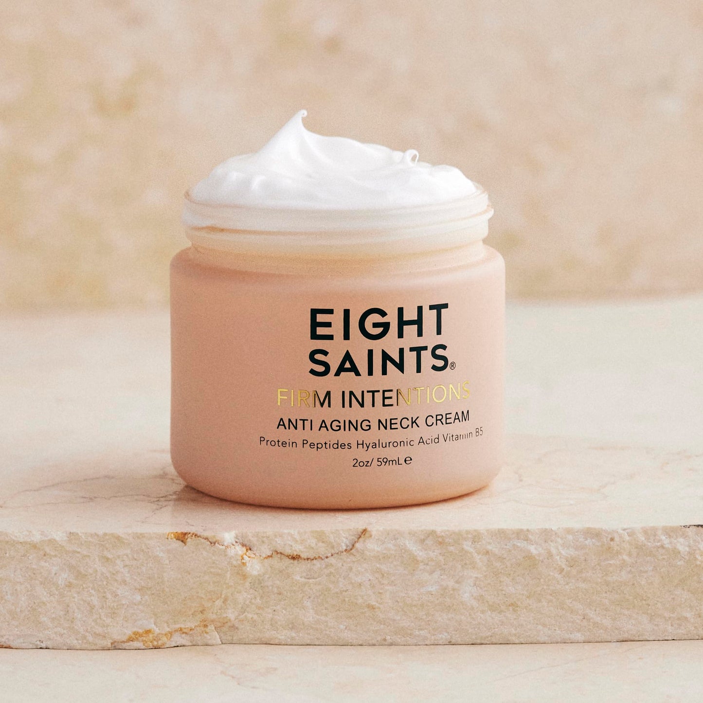 Eight Saints Firm Intentions Anti Aging Neck Cream For Firming Skin and Reducing Wrinkles, with Protein Peptides, Hyaluronic Acid, and Niacinamide, 2 Beauty and Personal Care Eight Saints