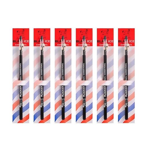 Black Ice Spray Barber Pencil (Black) - 6 pieces Beauty & Personal Care Black Ice