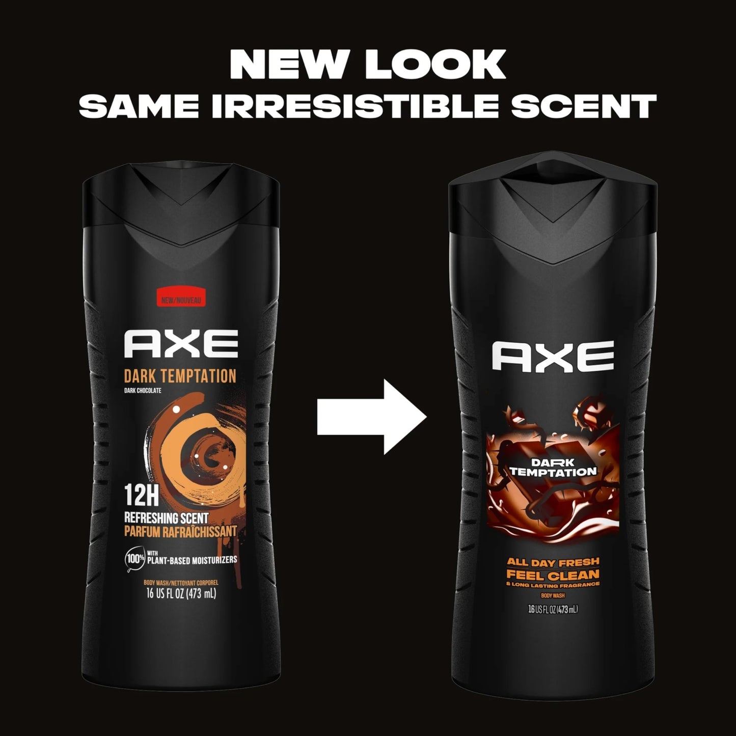 Axe Shower Gel-Dark Tempt Size 16z Axe Shower Gel-Dark Temptation 16z Beauty & Personal Care AXE