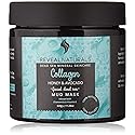 All Natural & Authentic Dead Sea Mud Mask for Face & Body Infused with Collagen, Avocado and Honey - Vegan - Unscented - Treats Blackhead, Pores Beauty & Personal Care Reveal Naturals