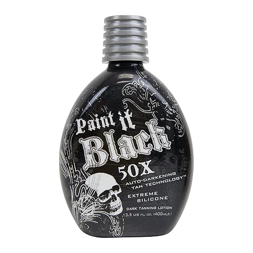 Millennium Tanning Paint It Black 50x Dark Tanning Bed Lotion, 13 fl. oz. Beauty & Personal Care Millennium Tanning