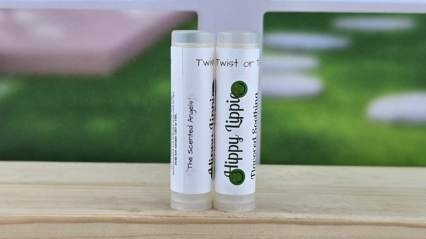 TSA Handmade All-Natural Hippie Lippie Cannabis Flavored Lip Balm, Jojoba Oil, Cocoa Butter, Castor Oil, Beeswax, Shea Butter, Adults, Men, Women Beauty and Personal Care The Scented Angels