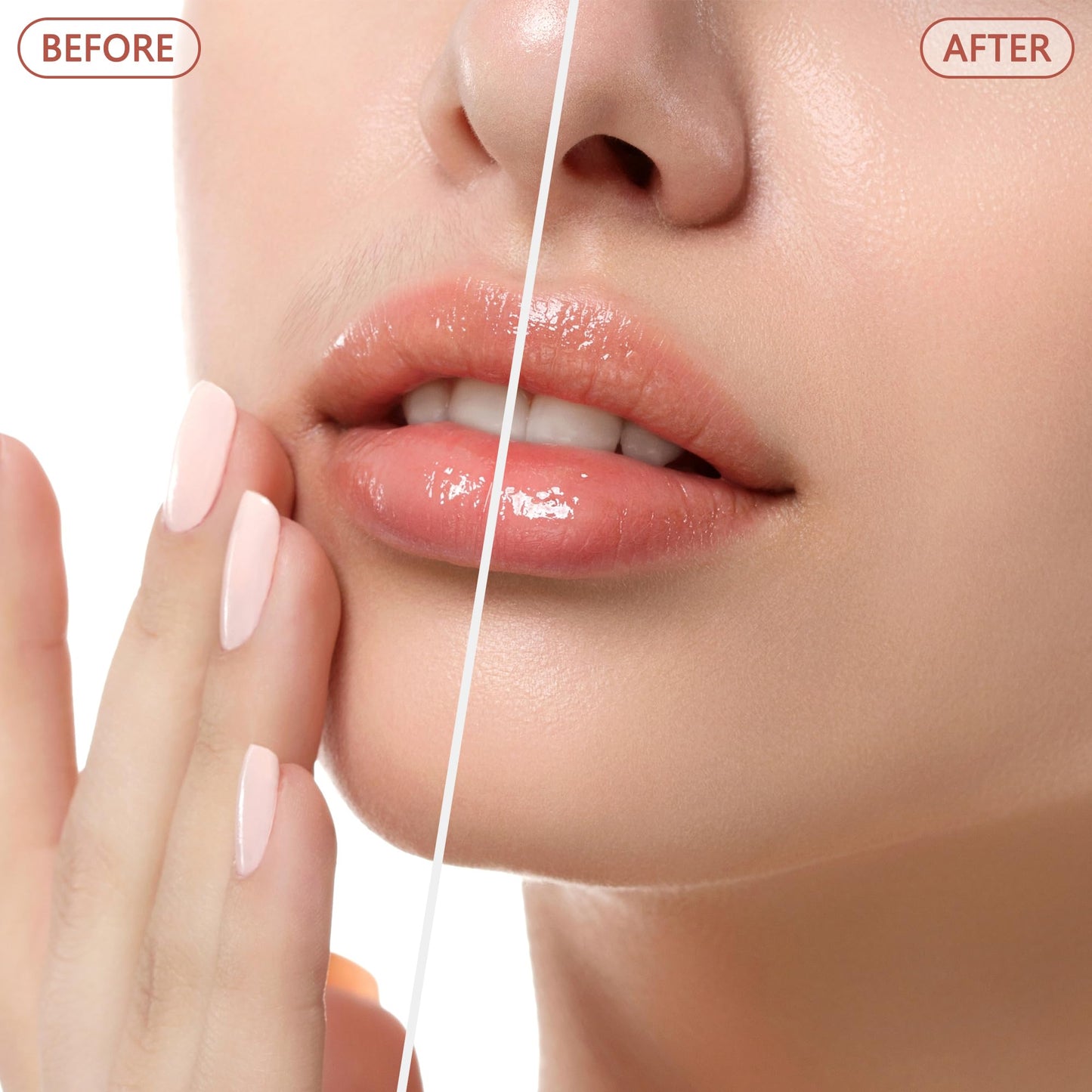 Facial Hair Remover for Women - as Seen on TV Painless Face Shaver - Electric Hair Removal Device for Face Lips Peach Fuzz with Light (Rose Gold) Beauty and Personal Care EVIEY