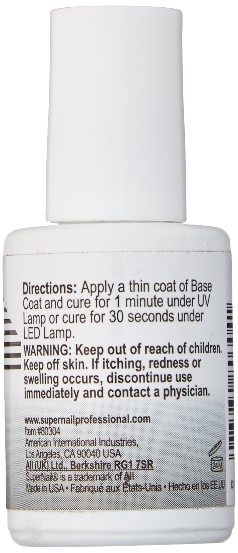 Supernail Progel Base Coat, 0.5 Fluid Ounce