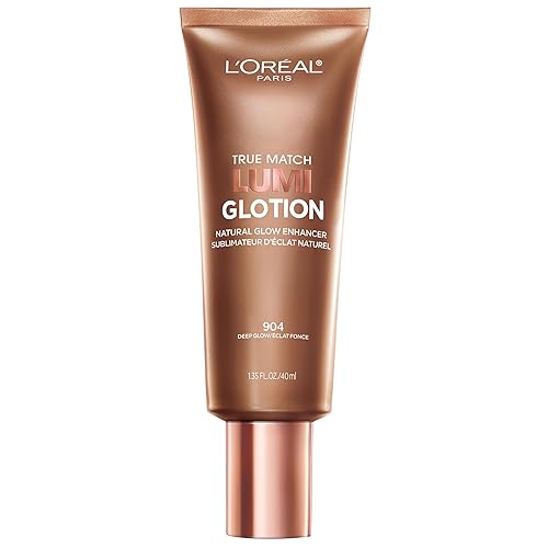 L'Oreal Paris Makeup True Match Lumi Glotion, Natural Glow Enhancer, Illuminator Highlighter, Bronzing Drops For a Sun-Kissed Glow, 904 Deep Beauty & Personal Care L'Oreal Paris