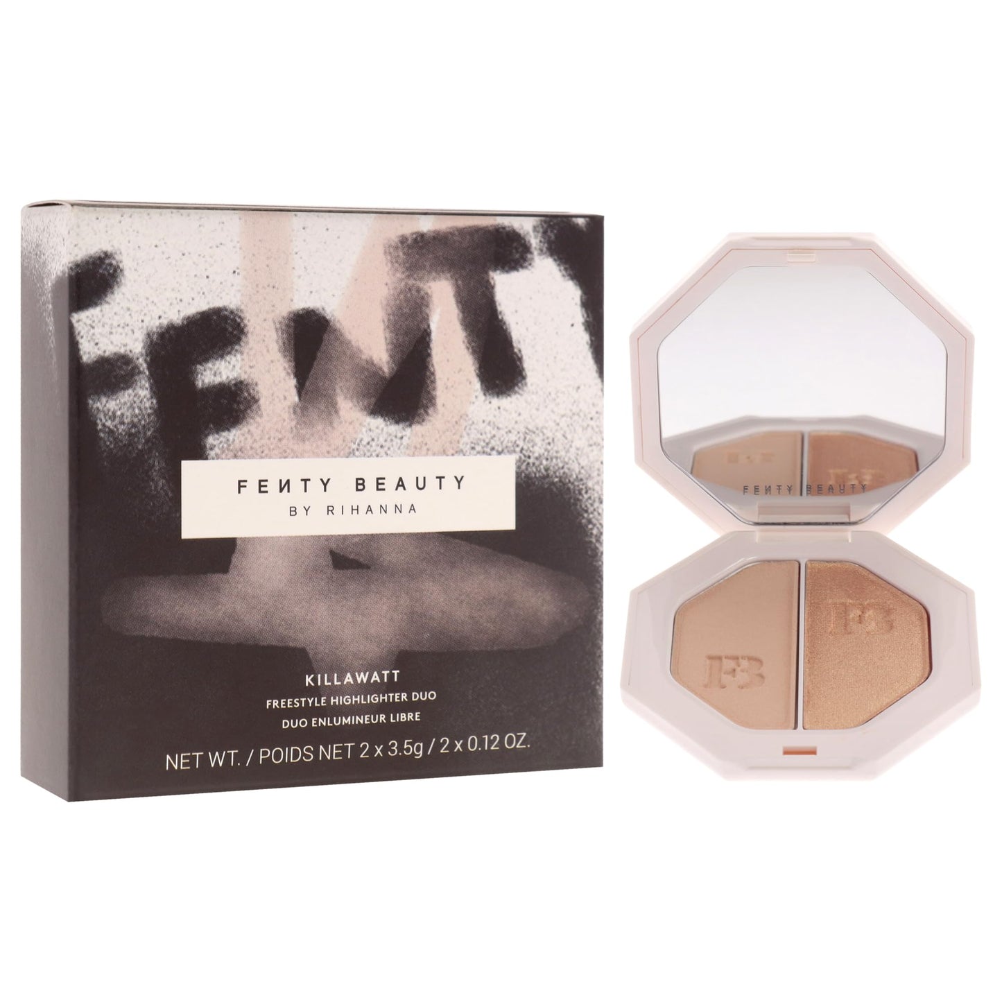 Killawatt Freestyle Highlighter Duo - Mean Money-Hustla Baby by Fenty Beauty for Women - 2 x 0.11 oz Highligter Beauty & Personal Care FENTY BEAUTY