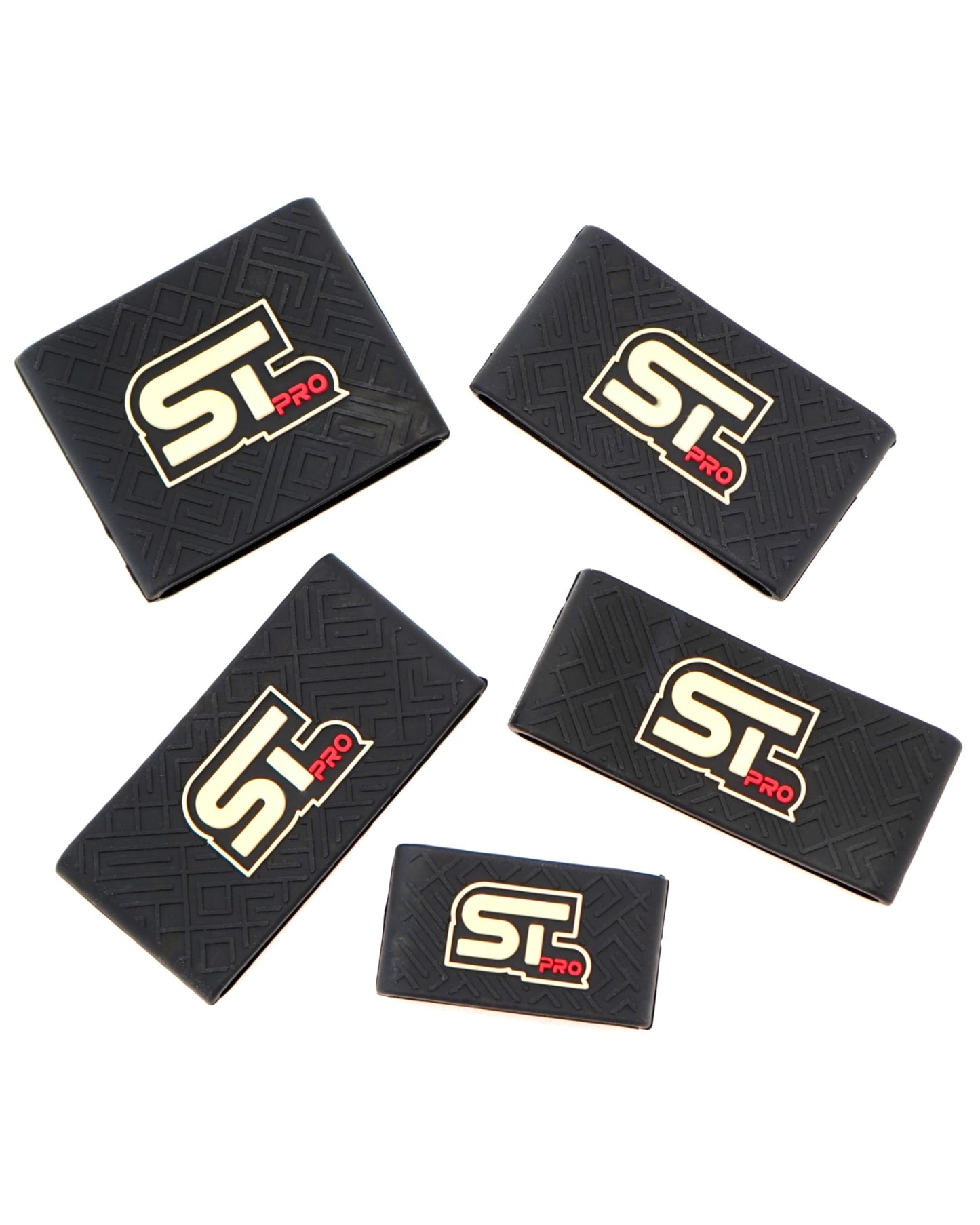 Supreme Trimmer SGR60 Professional Barber Grippers - 5 Piece Non-Slip Clipper Grips, Barber Sleeve for Clipper, Trimmer & Shaver - Black Beauty and Personal Care Supreme Trimmer