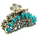 Fashion & Lifestyle Large Metal Alloy Hair Claw Jaw Clip for Women and Girls - Pretty Strong Clamp Non-Slip Barrette Hair Updo Grip Bath Accessories Beauty & Personal Care Fashion & Lifestyle