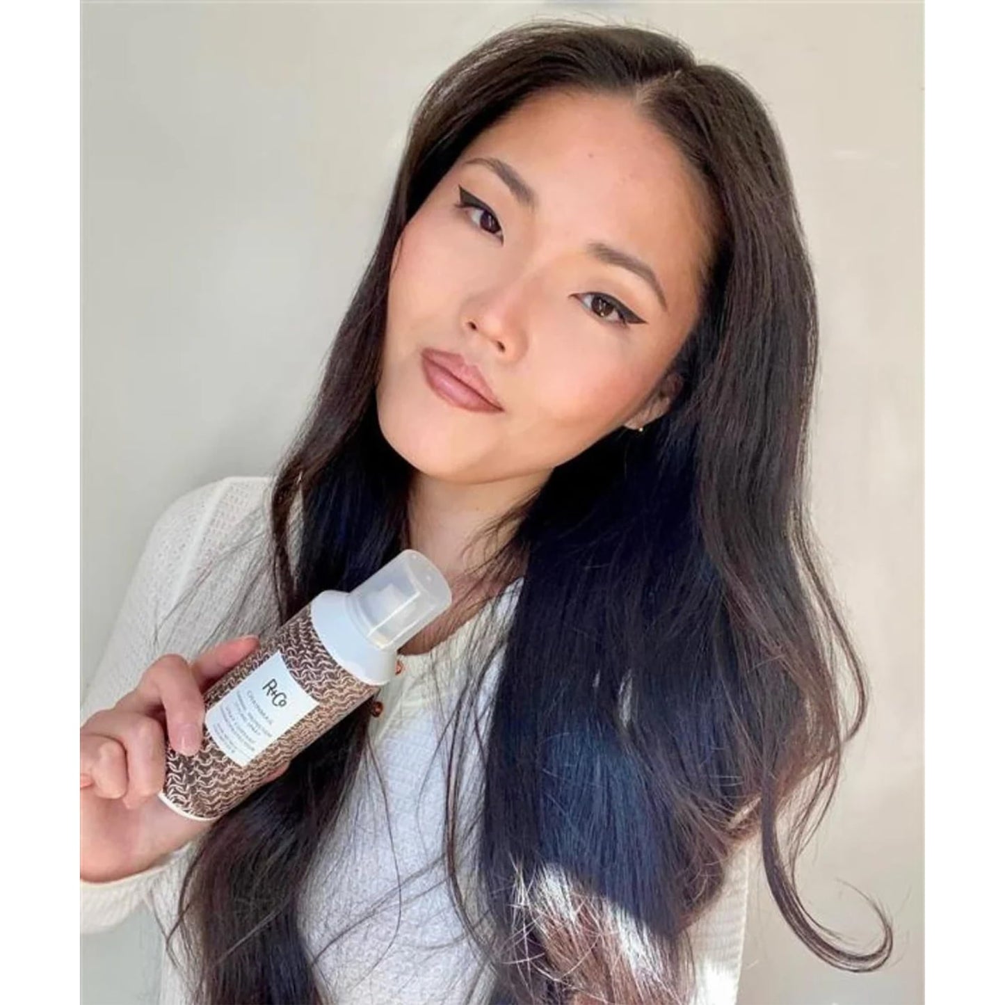 R+Co Outer Space Flexible Hairspray (9.5 Oz) + Chainmail Heat Protection Spray For Hair Travel Size (.5 Oz) | Vegan + Cruelty-Free | Set of 2 Beauty & Personal Care R+Co