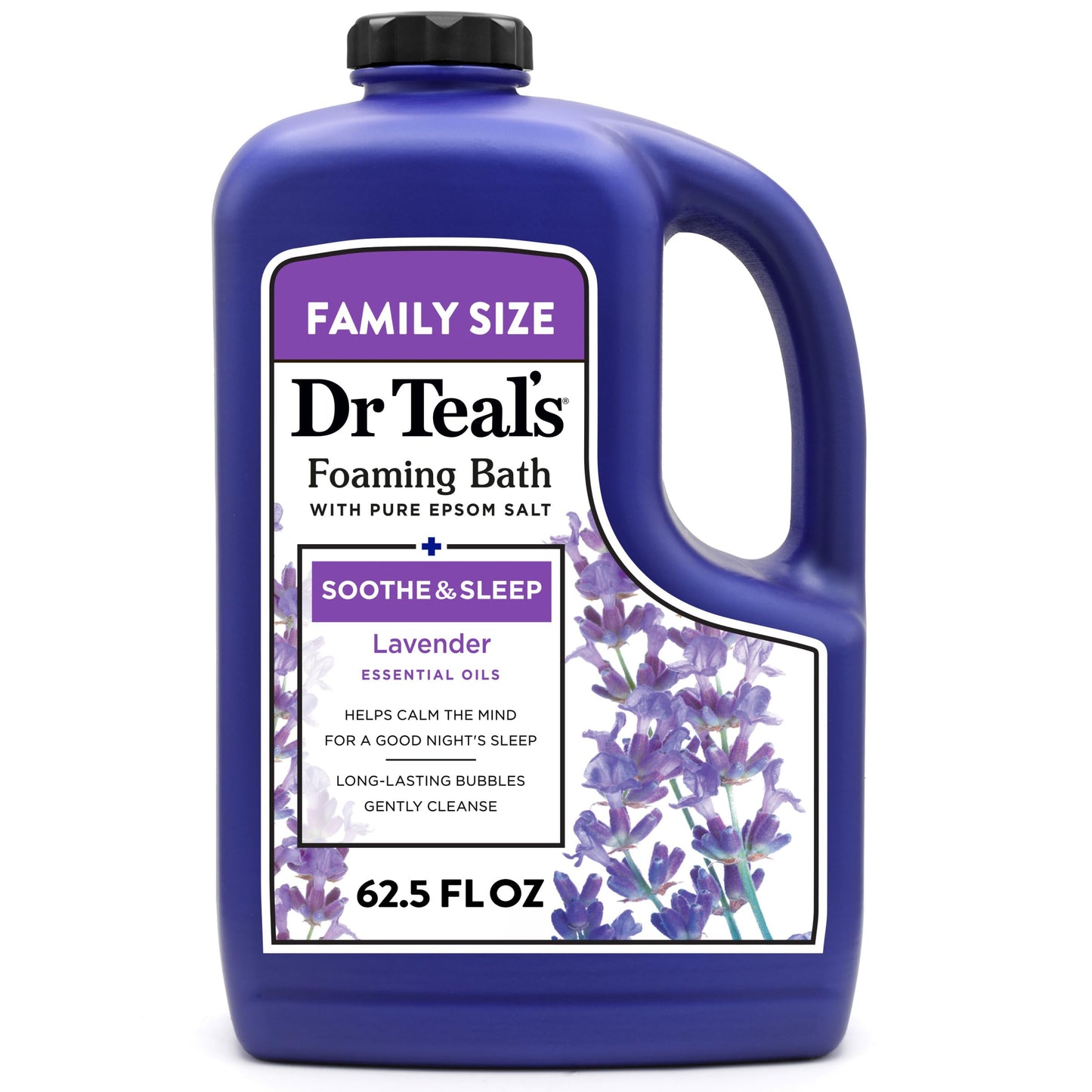 Dr Teal's Foaming Bath with Pure Epsom Salt, Soothe & Sleep with Lavender, 62.5 fl oz Beauty and Personal Care Dr Teal's