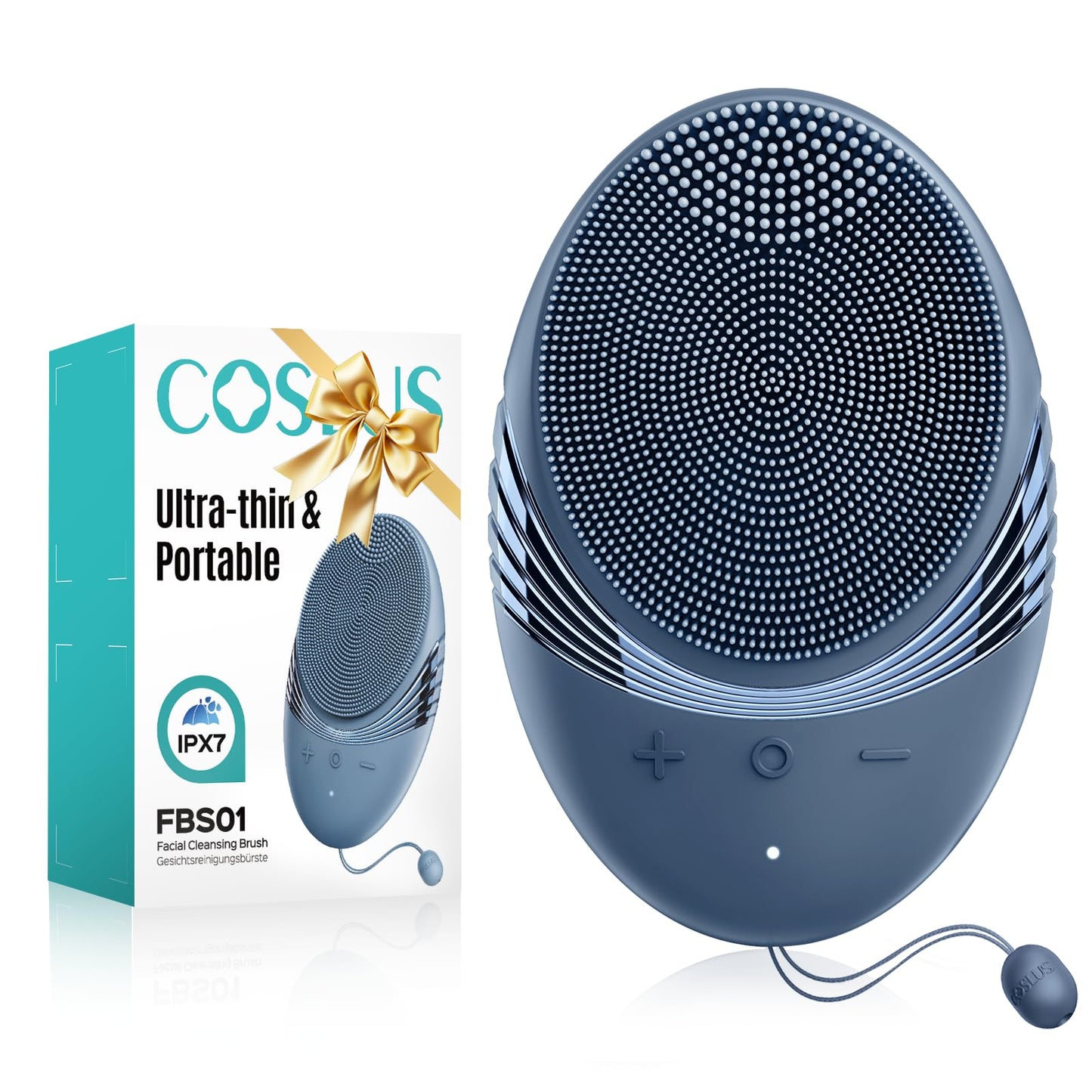 COSLUS FBS01 Facial Cleansing Brush Face Scrubber, Compact for Travel Beauty and Personal Care COSLUS Default Title