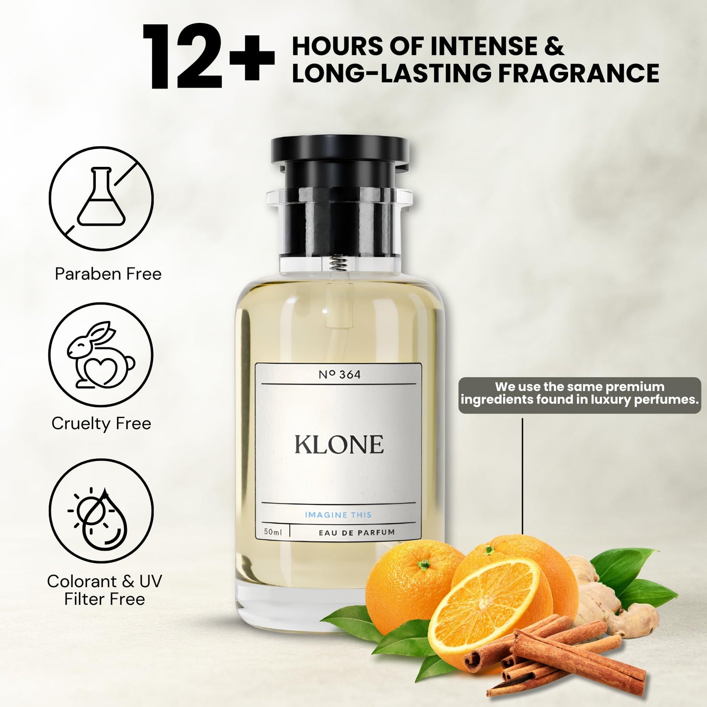 Klone Imagine This Scents - Long-Lasting Eau de Parfum for Men & Women, Inspired by Imagination - Clean, Fresh & Uplifting Designer-Inspired Beauty & Personal Care Klone