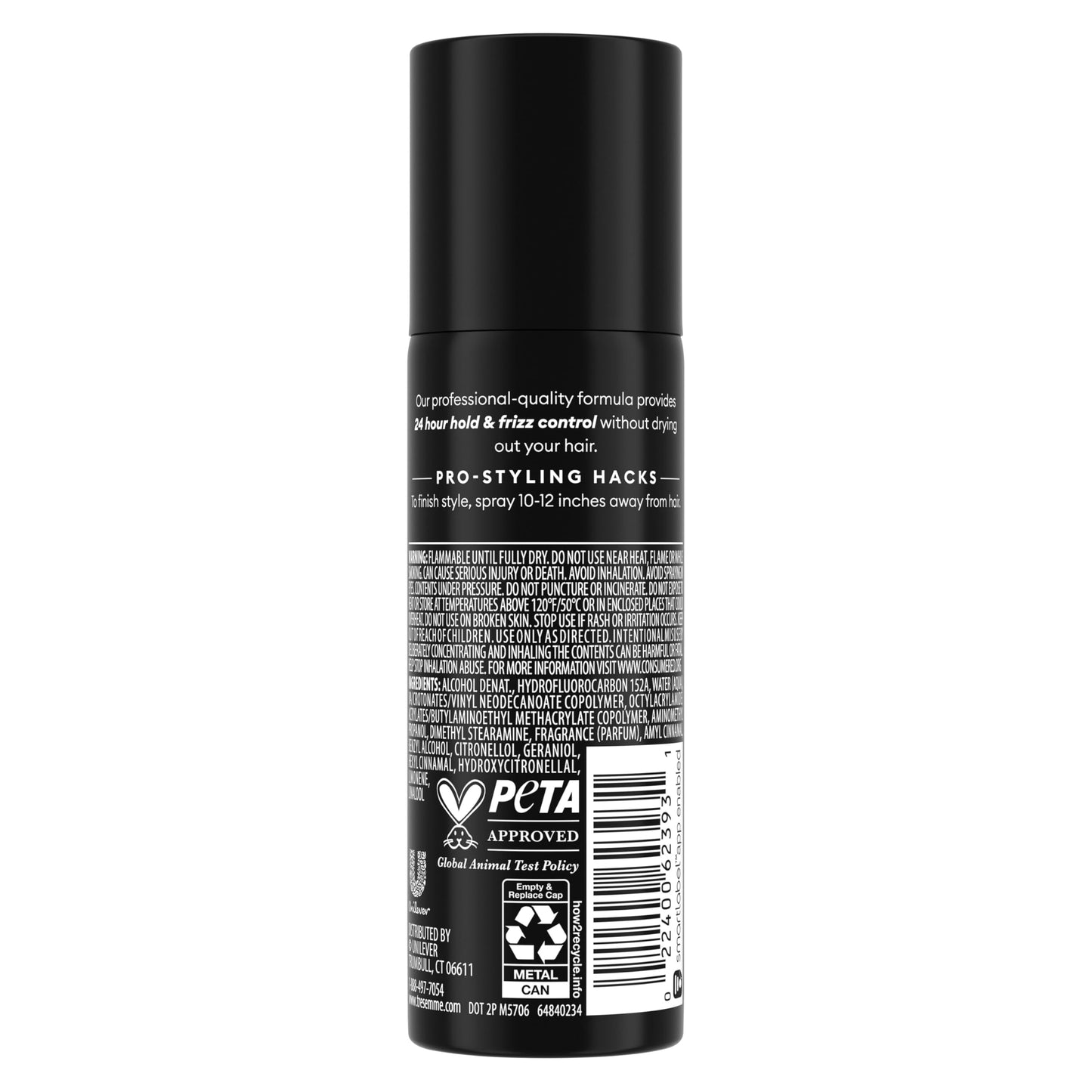 TRESemmé Extra Hold Hairspray for 24Hr Frizz Control with Pro Lock Tech 1.5 oz Beauty & Personal Care Unilever