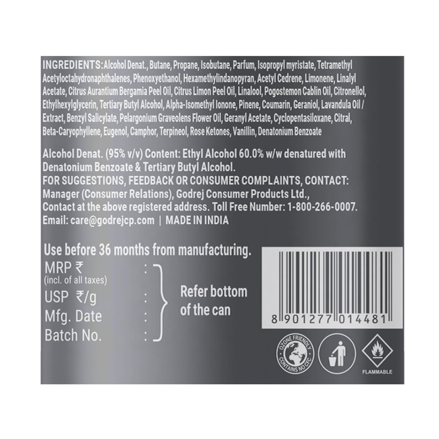 Park Avenue For Men Body Deodorant Super Saver Mega Voyage, 220Ml Beauty and Personal Care PARK AVENUE