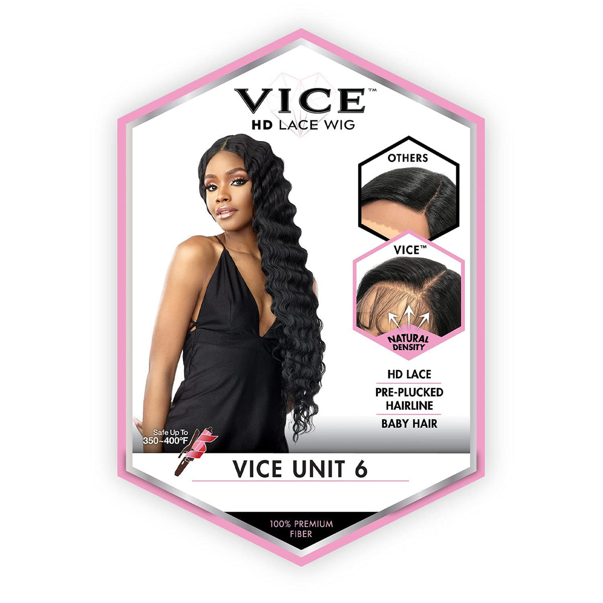 Sensationnel Vice Lace Front Wig-Unit 6, 2 DARKBROWN
