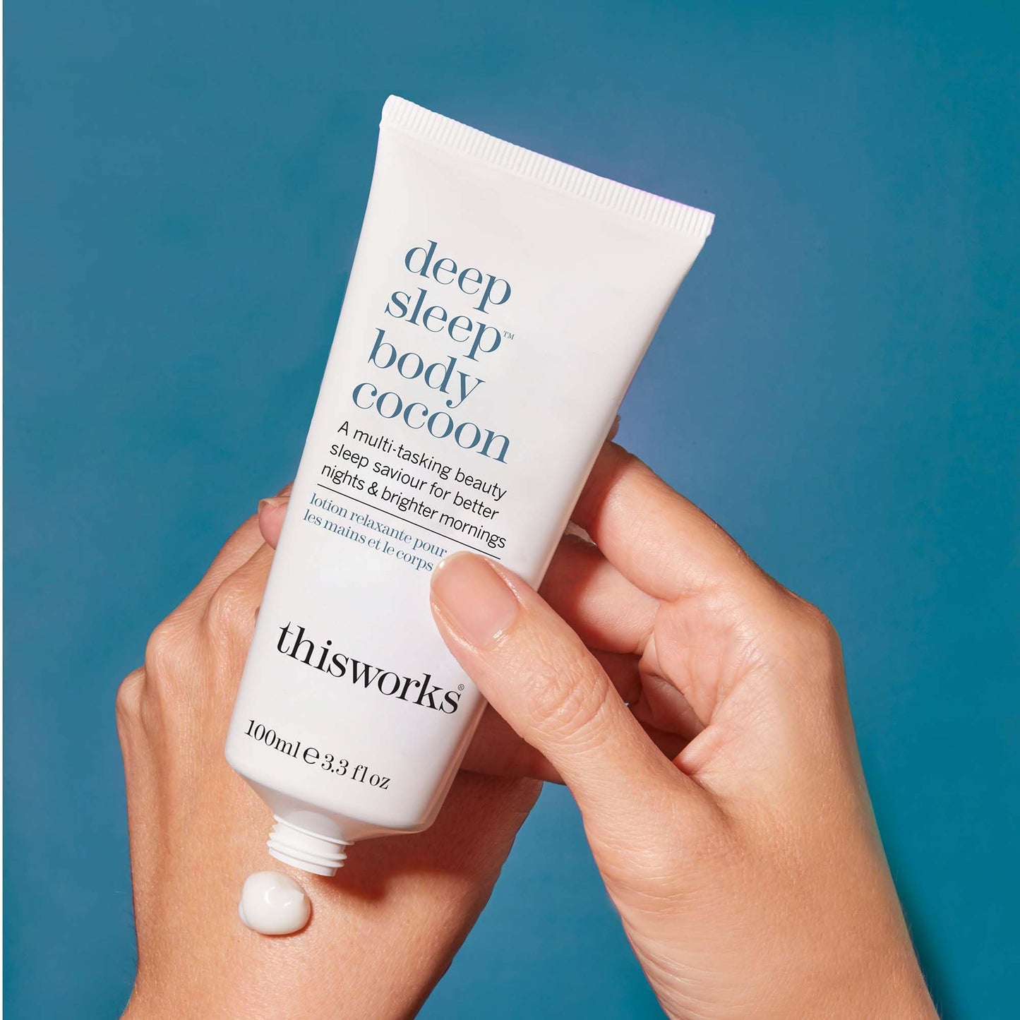 THISWORKS Deep Sleep Body Cocoon - Hydrating Body Lotion with Lavender, Chamomile & Vetivert - Soothing Nighttime Moisturizer for Dry Skin, Promotes Beauty & Personal Care THISWORKS