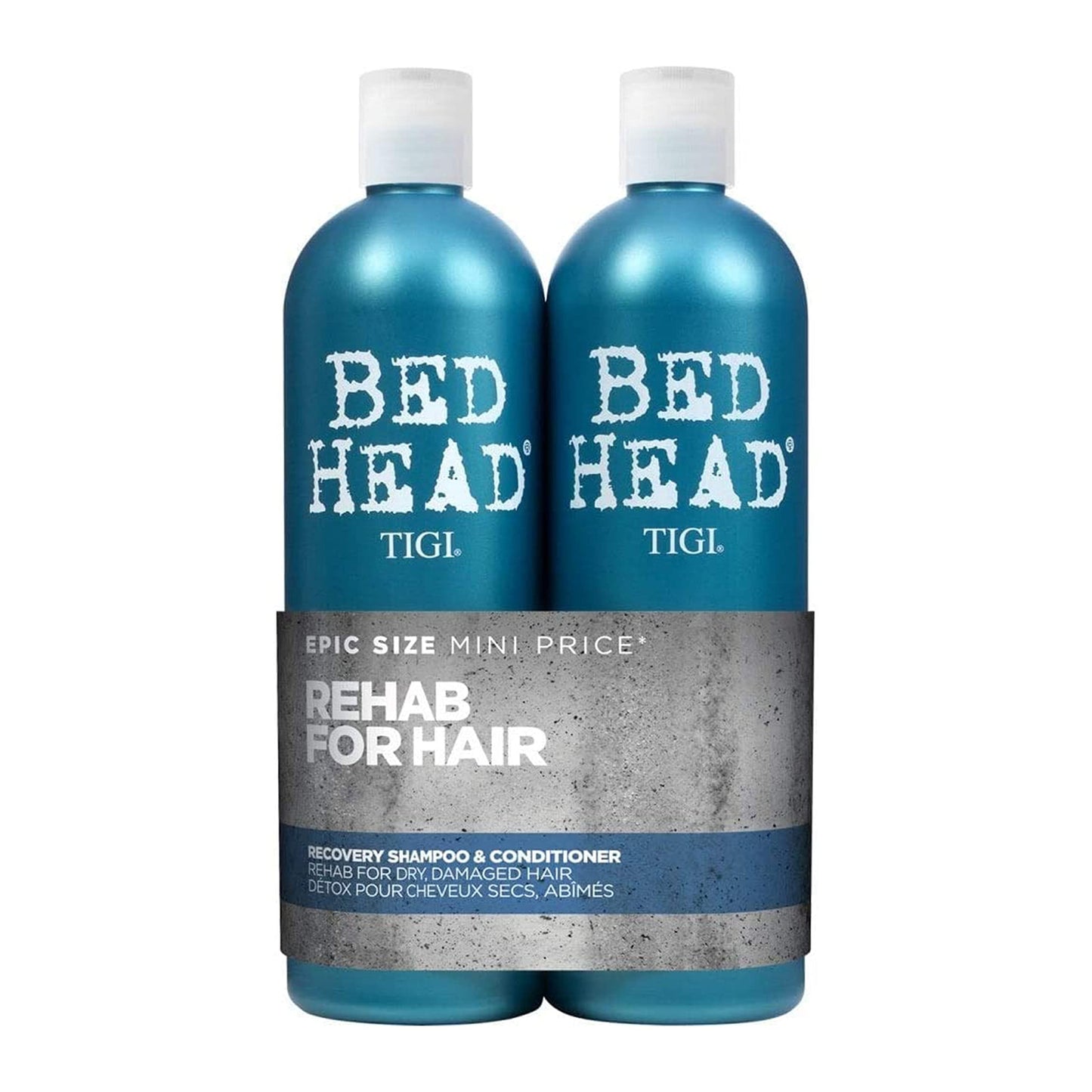 TIGI Bed Head Urban Antidotes Recovery Shampoo and Conditioner Set for Dry, Damaged Hair, 25.36 fl oz, 2 Count Beauty & Personal Care TIGI
