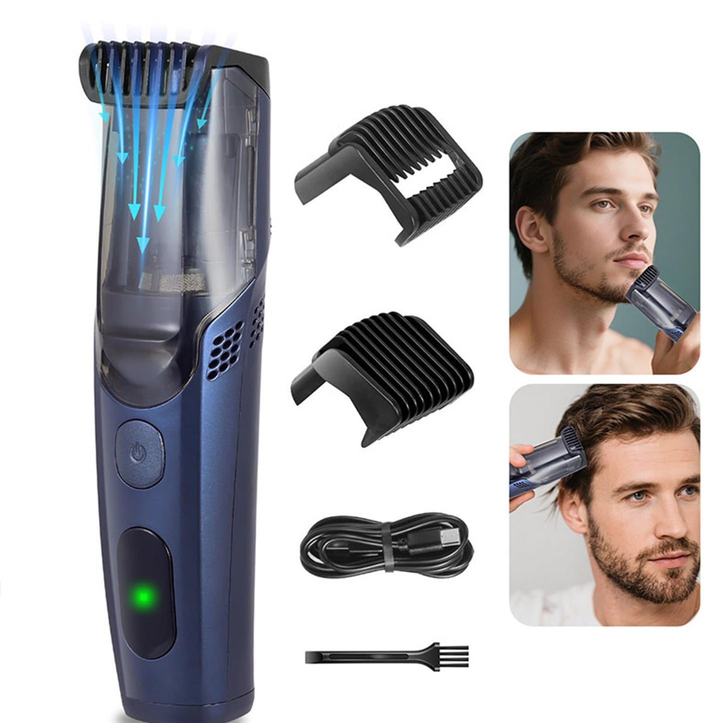 Shurhome Home Use Electric Hair Cutter ABS Stainless Steel Texture Nonslip Ergonomic Handle Suitable for Precise Hair Trimming Automat Beauty and Personal Care Shurhome