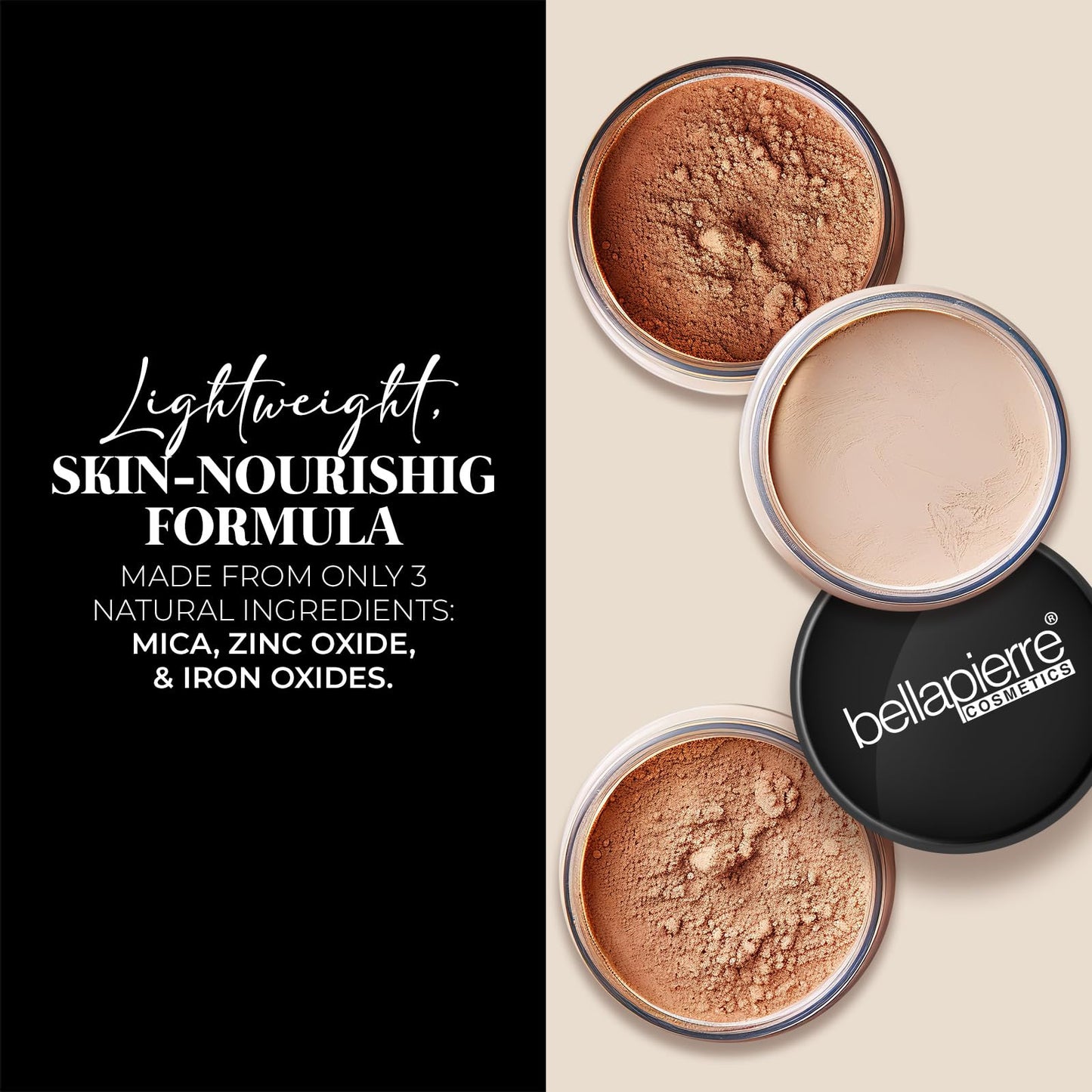 Bellapierre Mineral Foundation SPF 15 - Loose Powder Foundation, Full Coverage Mineral Makeup with Matte Finish - Vegan, Cruelty Free, Hypoallergenic Beauty & Personal Care bellapierre