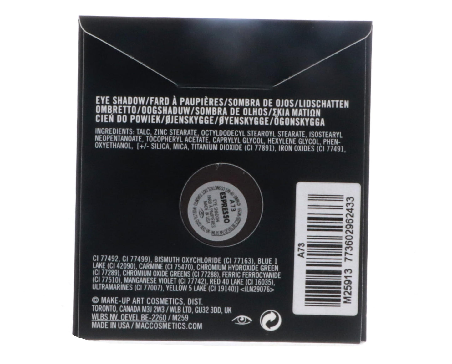 Mac Pro Palette Refill Pan Eyeshadow - Espresso Beauty & Personal Care MAC