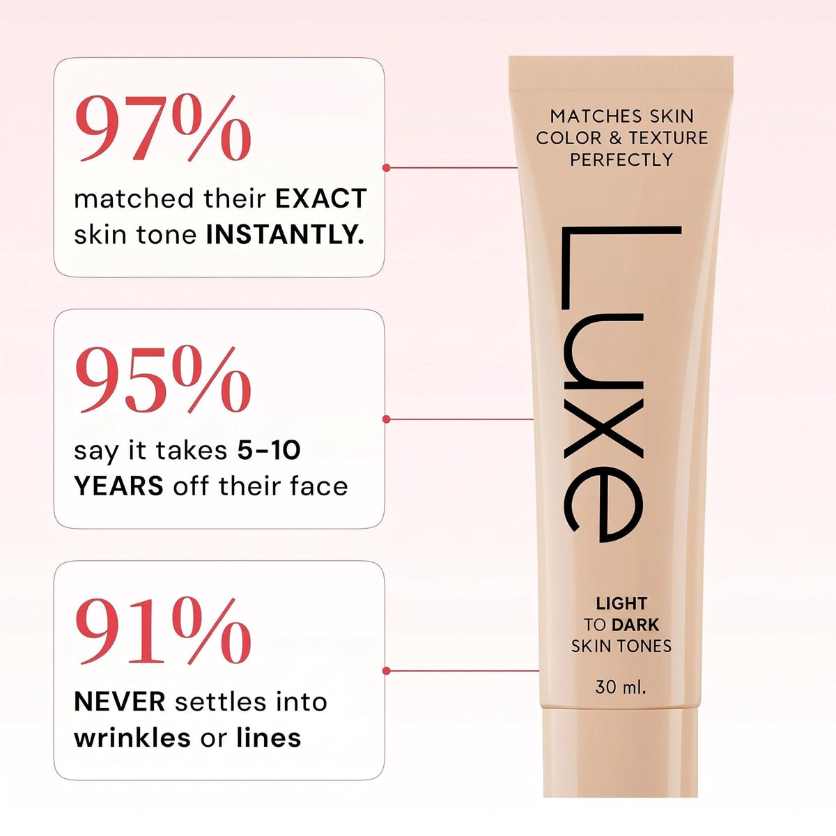 Luxe Color Changing Foundation - Light
