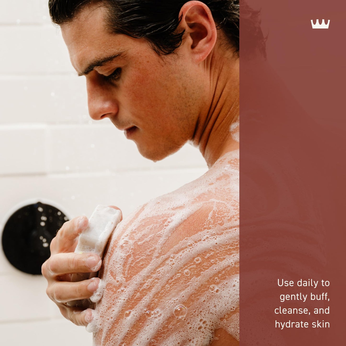 Cremo Exfoliating Body Bar for Men, Bourbon & Oak Scent, Multi-Layered Fragrance That Buffs, Cleanses and Hydrates Skin, 5oz Beauty & Personal Care Cremo