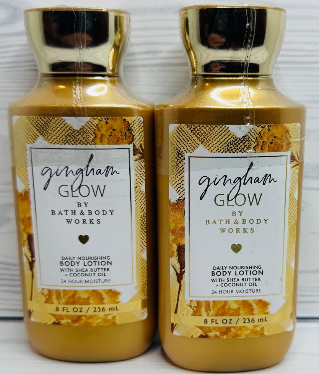 Bath & Body Works Gingham Glow Body Lotion 8 Ounces Each Pack of 2 Beauty & Personal Care Bath & Body Works