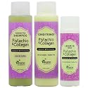 Ogoyi Cosmetics Pistachio & Collagen Shampoo + Conditioner + Leave in Crme Set - Strengthening, Nourishing - Dry Hair - 3 Count Beauty & Personal Care Ogoyi Cosmetics