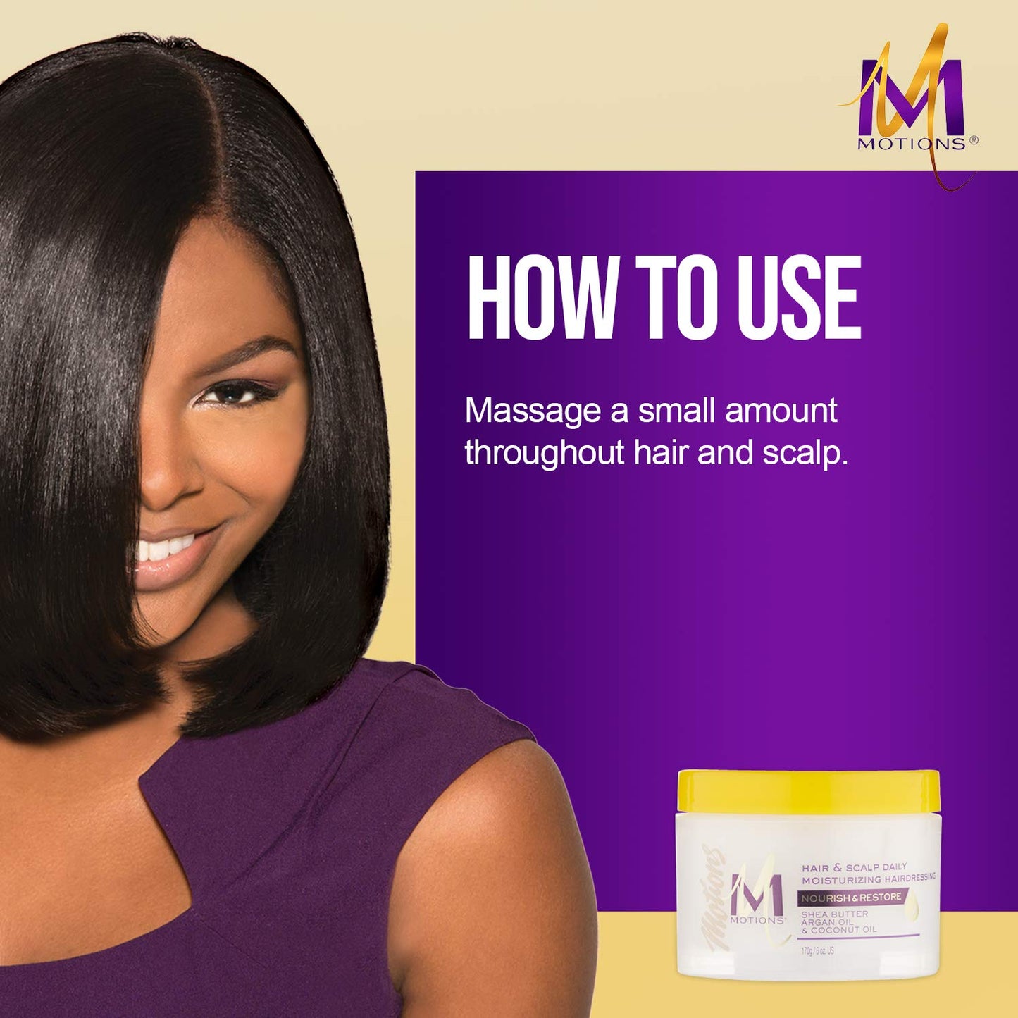 Motions Nourish and Restore Hair and Scalp Daily Moisturizing Hairdressing, 6 Ounce Beauty & Personal Care Motions