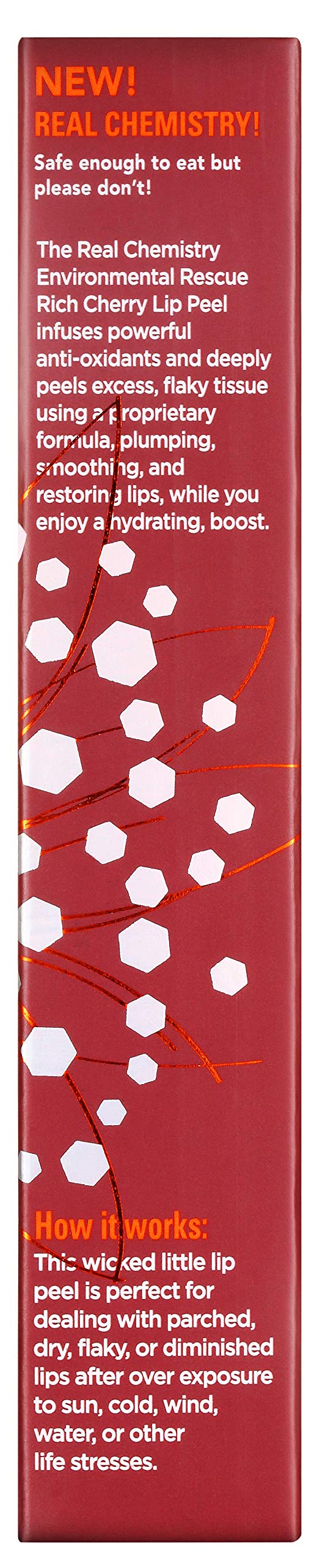 Real Chemistry Environmental Rescue Rich Cherry Lip Peel, 0.5 oz. Beauty and Personal Care Real Chemistry