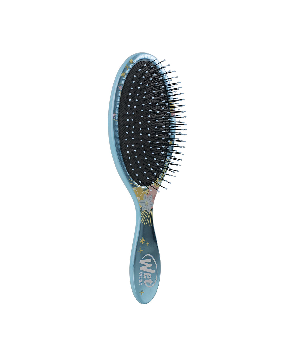 Wet Brush Disney Original Detangler Brush Princess Wholehearted - Moana, Teal - All Hair Types - Ultra-Soft IntelliFlex Bristles Glide Through Tangles
