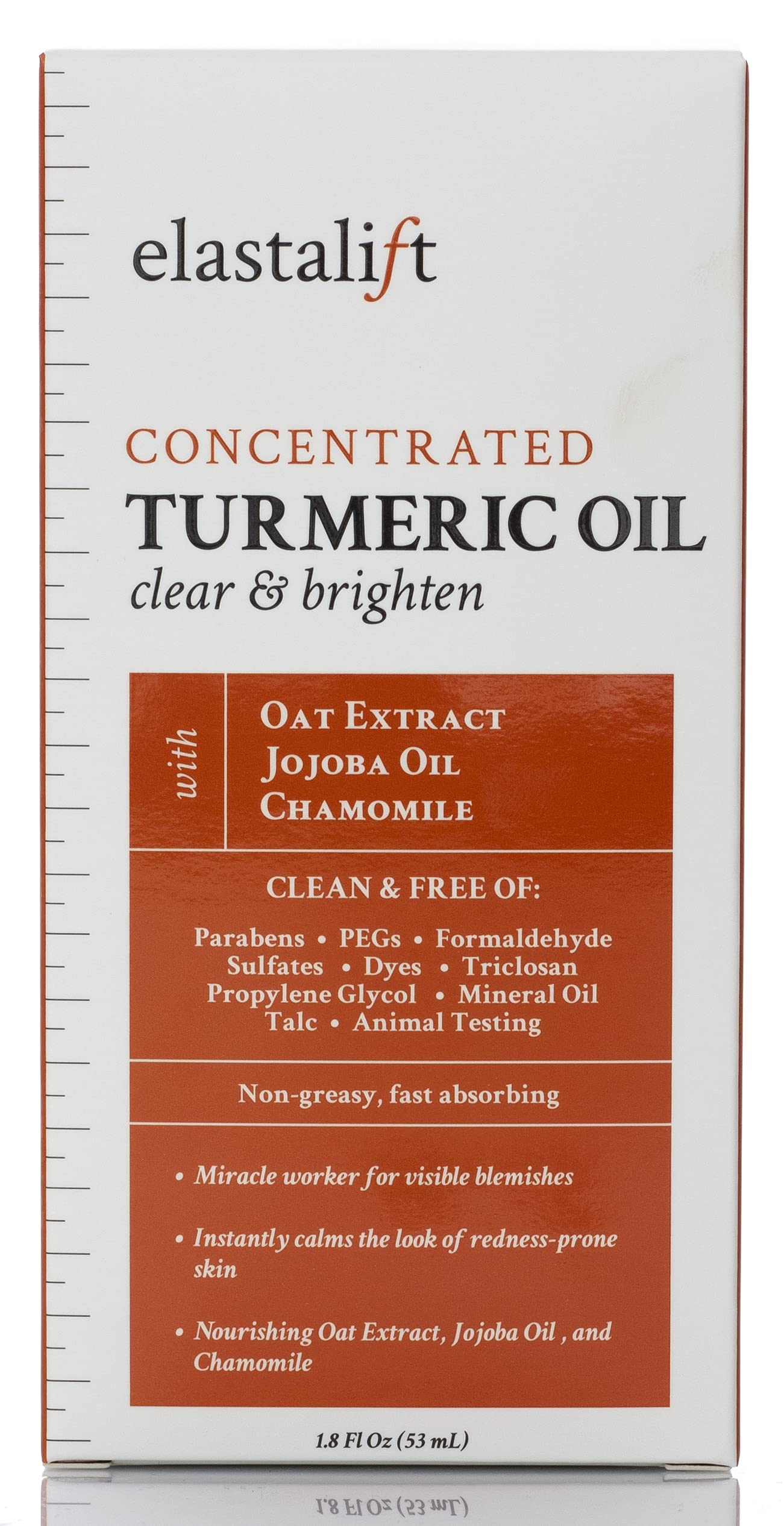 Elastalift Turmeric Oil Facial Skin Care Serum For Face. Antioxidant Moisturizer Skincare Serum Formula W/Rose Extract & Jojoba Oil For Dry Skin Beauty & Personal Care Elastalift
