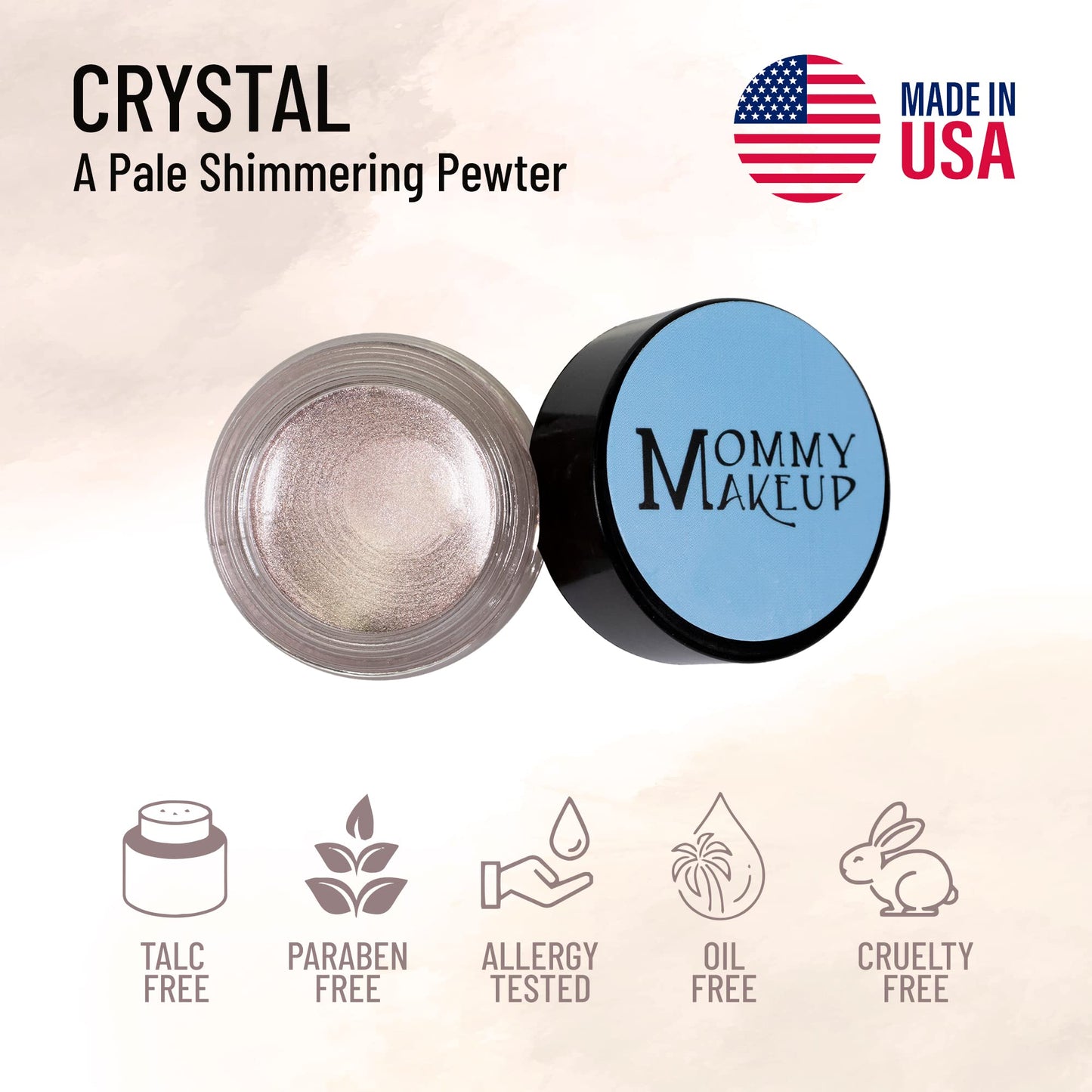 Mommy Makeup Any Wear Creme Eyeshadow - Waterproof, Crease-Proof, Long Lasting, High Pigment, Oil-free - Cream to Powder for Eyes, Cheeks & Lips… Beauty & Personal Care Mommy Makeup