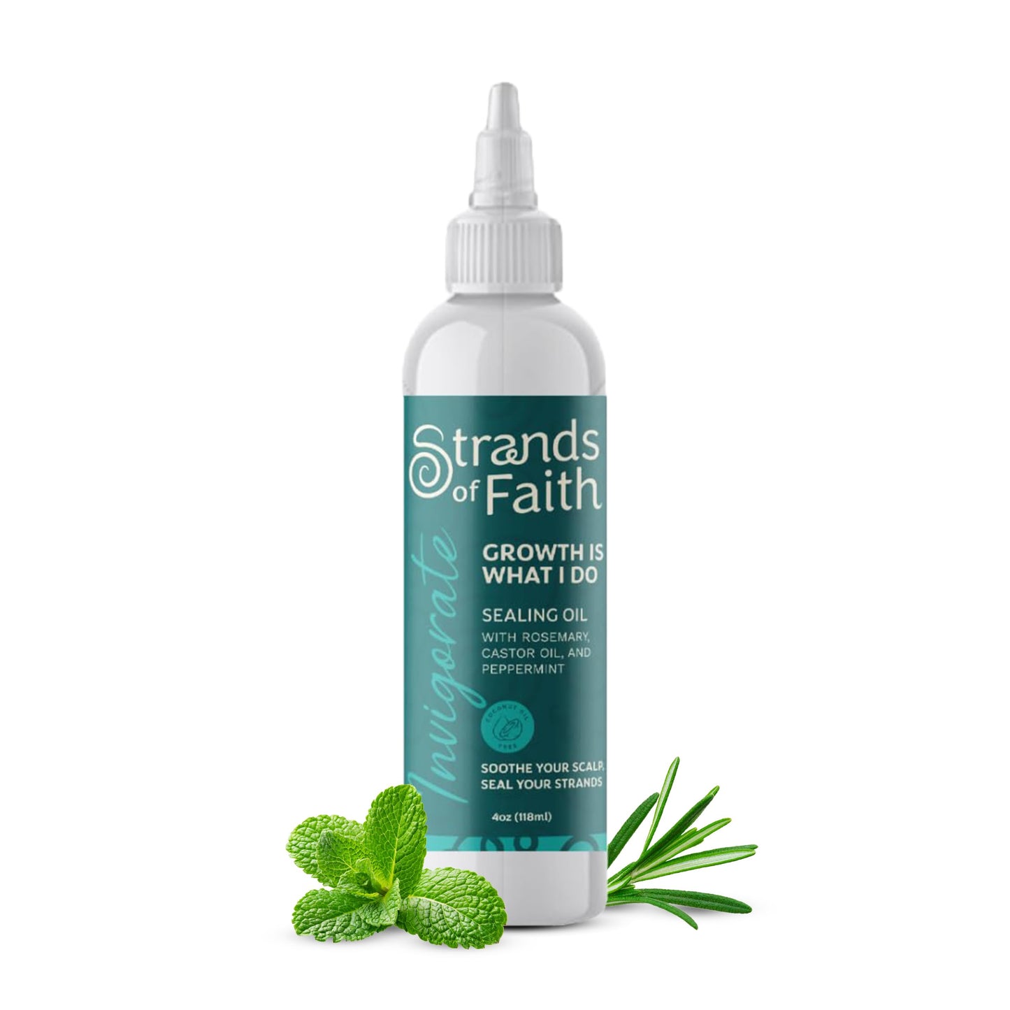 Strands of Faith Natural Stimulating Sealing Oil with Peppermint Essential Oil | Hydrates, Moisturizes and Revitalizes to Healthy Hair Beauty & Personal Care Strands of Faith