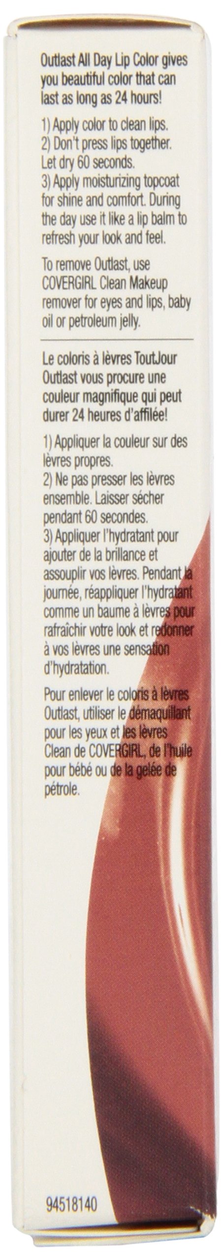 CoverGirl Outlast All Day Two Step Lipcolor, Canyon 626, 0.13 Ounce Beauty & Personal Care COVERGIRL