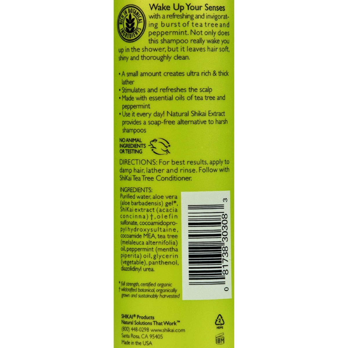 Shikai Shampoo Tea Tree Beauty & Personal Care ShiKai