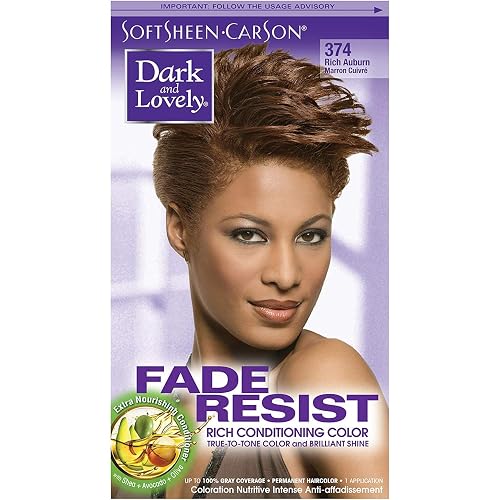 Dark & Lovely Fade Resistant Rich Conditioning Color, No. 374, Rich Auburn Beauty & Personal Care Dark and Lovely