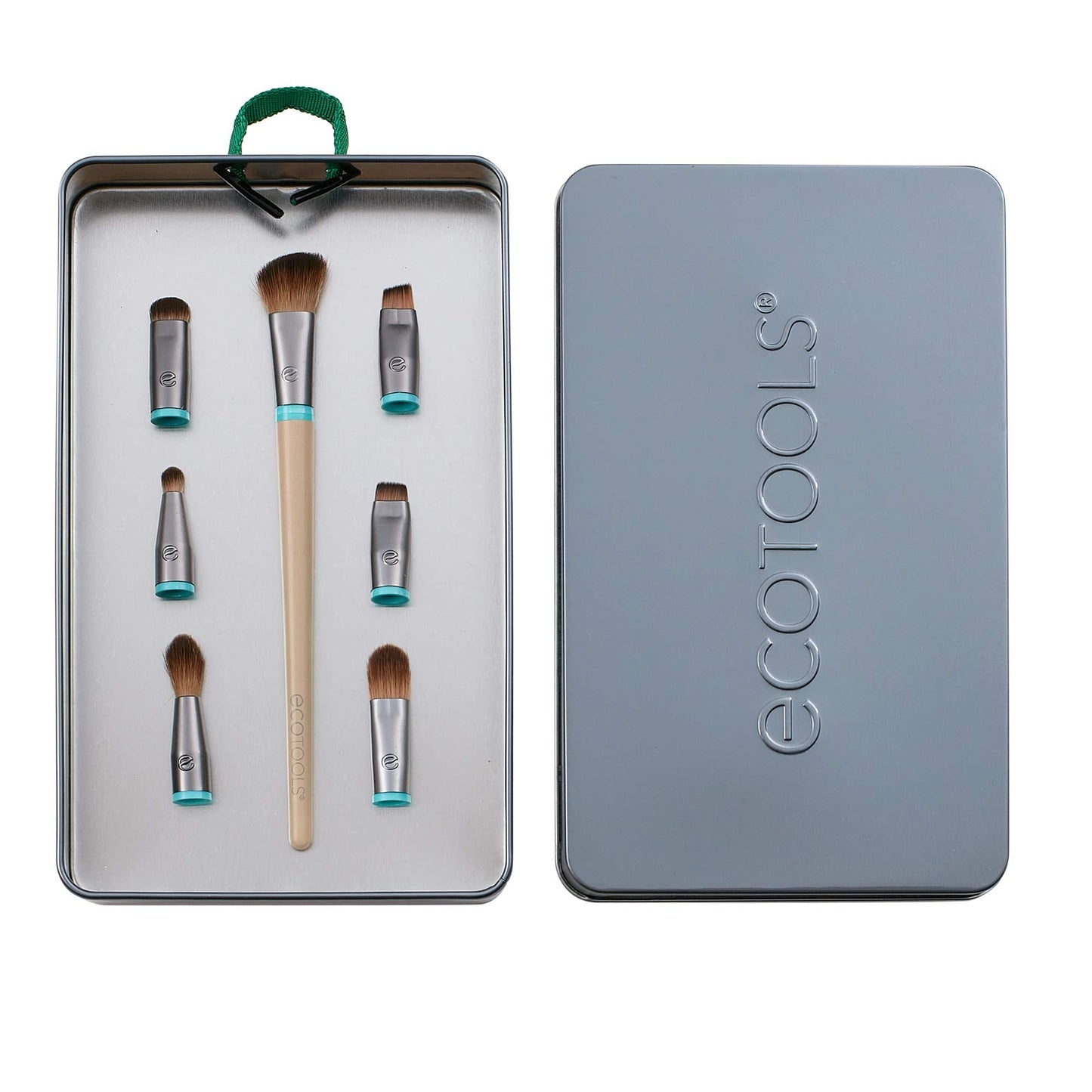 EcoTools Interchangeables Total Renewal Eye Makeup Brush Kit, Customizable Makeup Brushes for Eyeshadow, Travel-Friendly Kit, Eco-Friendly Synthetic Beauty & Personal Care EcoTools