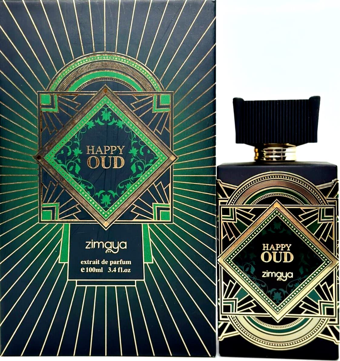 Zimaya Happy Oud Esprit de Parfum Spray, 3.4 Ounce (Unisex) Beauty & Personal Care zimaya