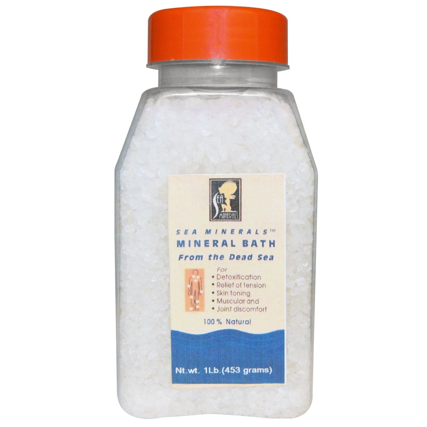 Sea Minerals Bath Salt Dead Sea Mineral 1 lb ( Multi-Pack)2 Beauty and Personal Care Sea Minerals