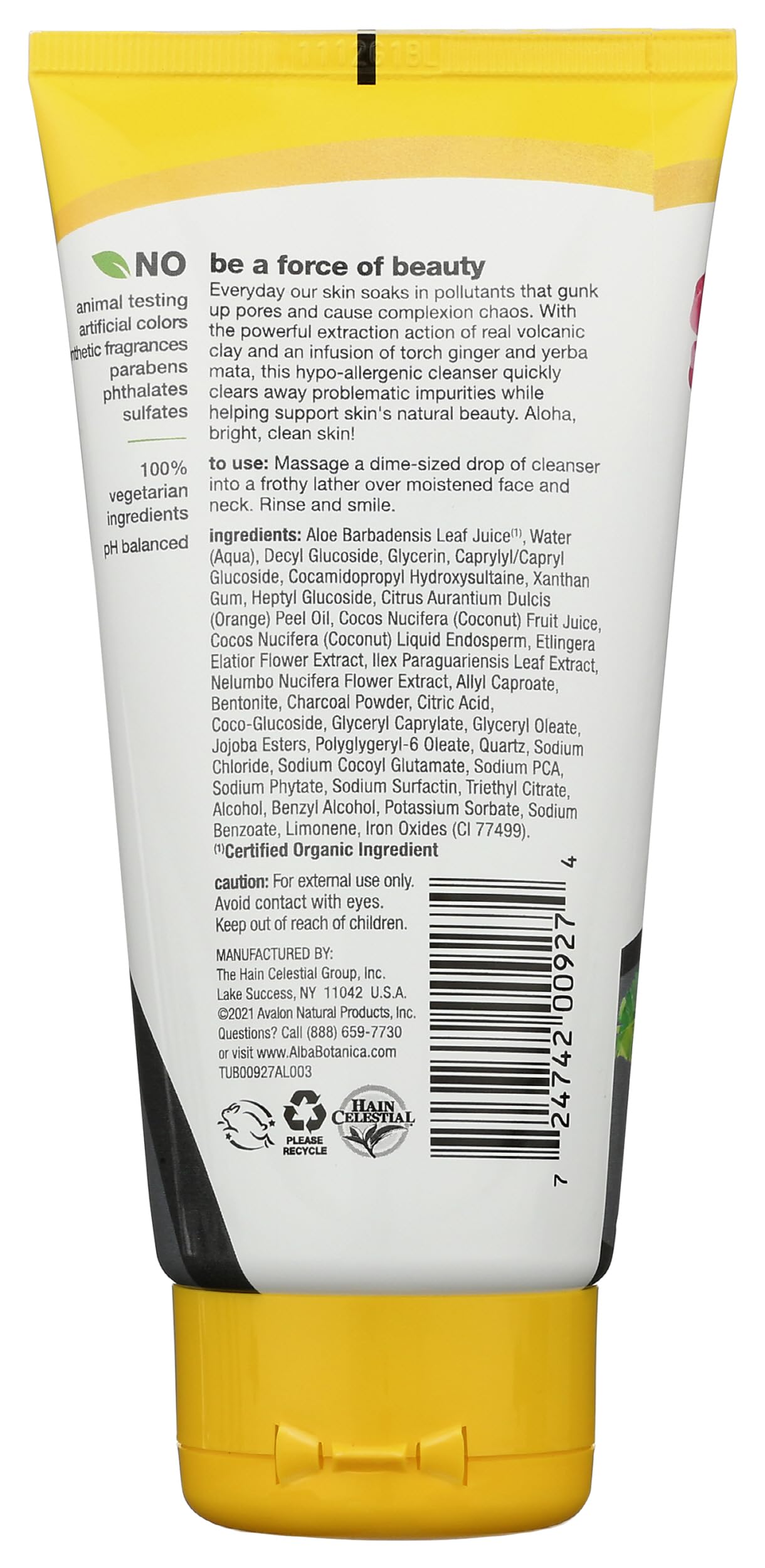 Alba Botanica Hawaiian Detox Cleanser, Anti-Pollution Volcanic Clay, 6 Oz Beauty & Personal Care Alba Botanica